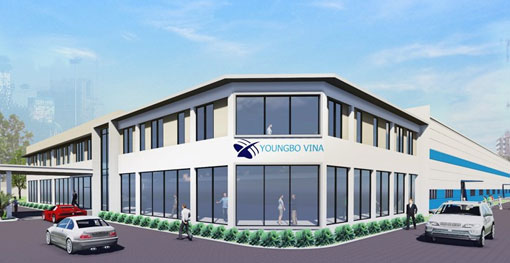 Nhà máy Youngbo Vina tọa lạc tại khu G3 giai đoạn 2